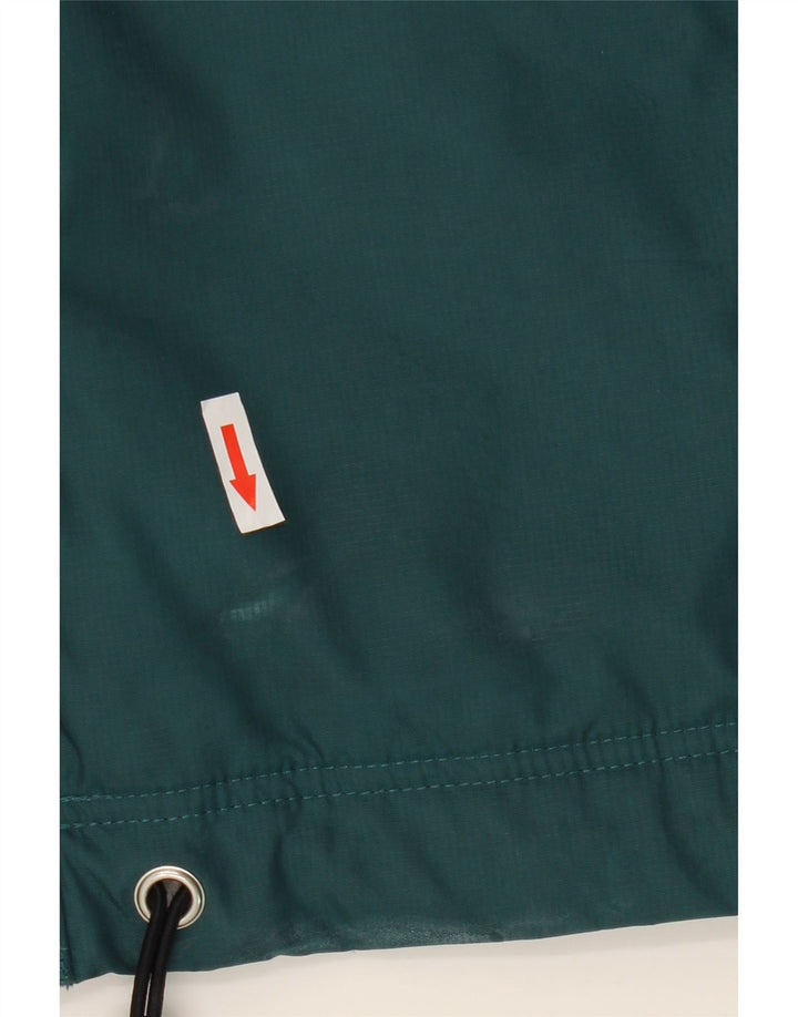 Ellesse Veste coupe-vent à capuche pour homme UK 38 Vert moyen Colourblock