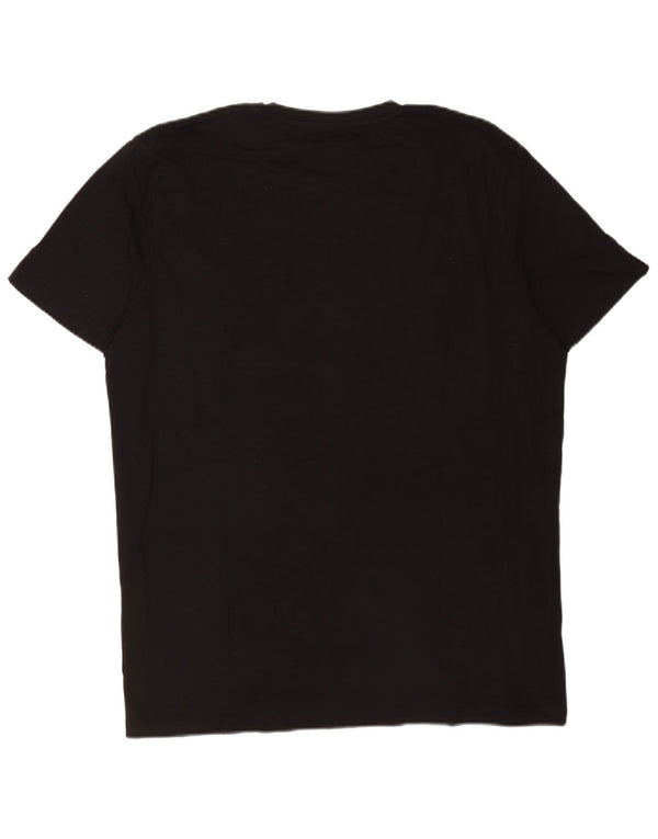 Jack & Jones T-Shirt Graphique Homme Noir XL Coton
