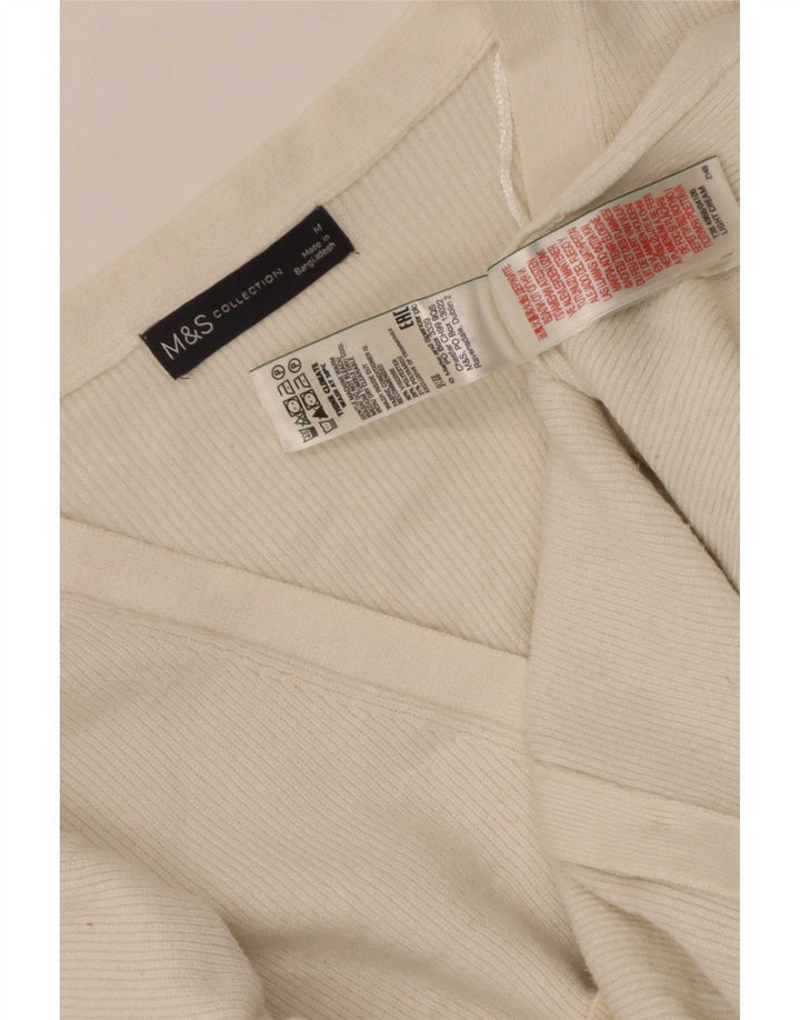 Marks & Spencer Cardigan pour femme en viscose beige moyen UK 44