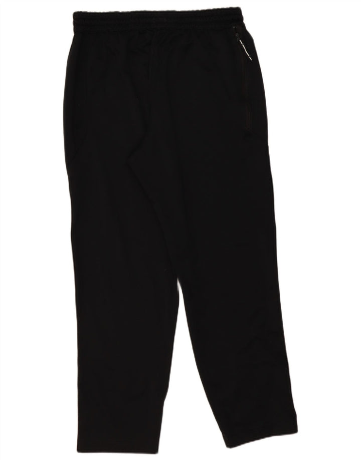 NIKE Womens Graphic Tracksuit Trousers XL Black Polyester