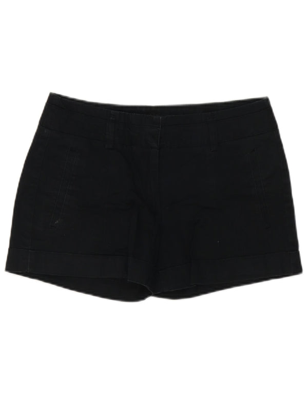 Zara Short Chino Femme Petit W26 Coton Noir