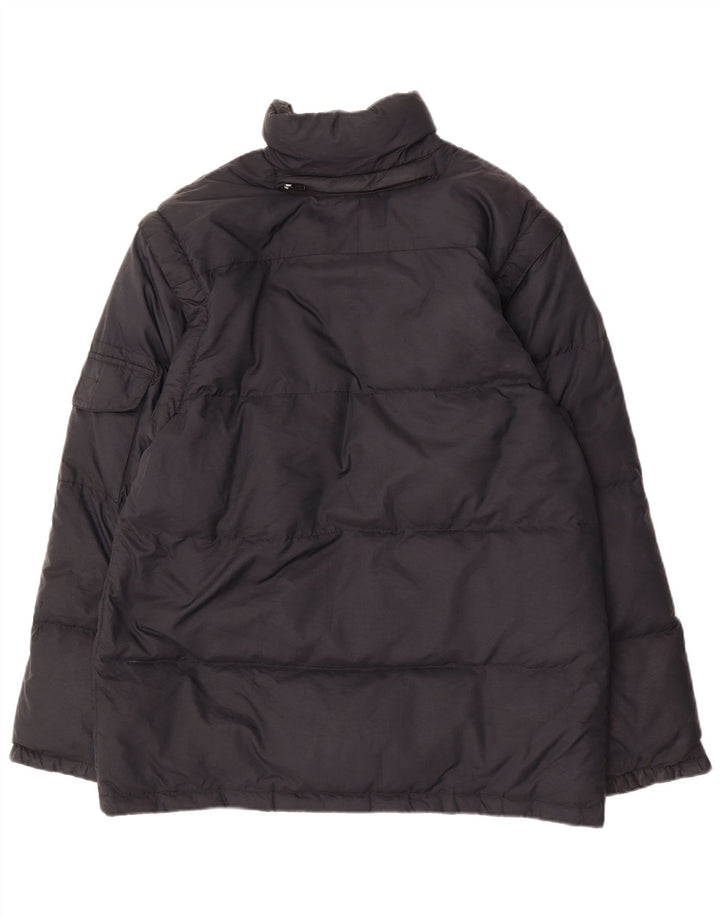 Trussardi Veste matelassée coupe ample IT 44 XS Noir Polyester