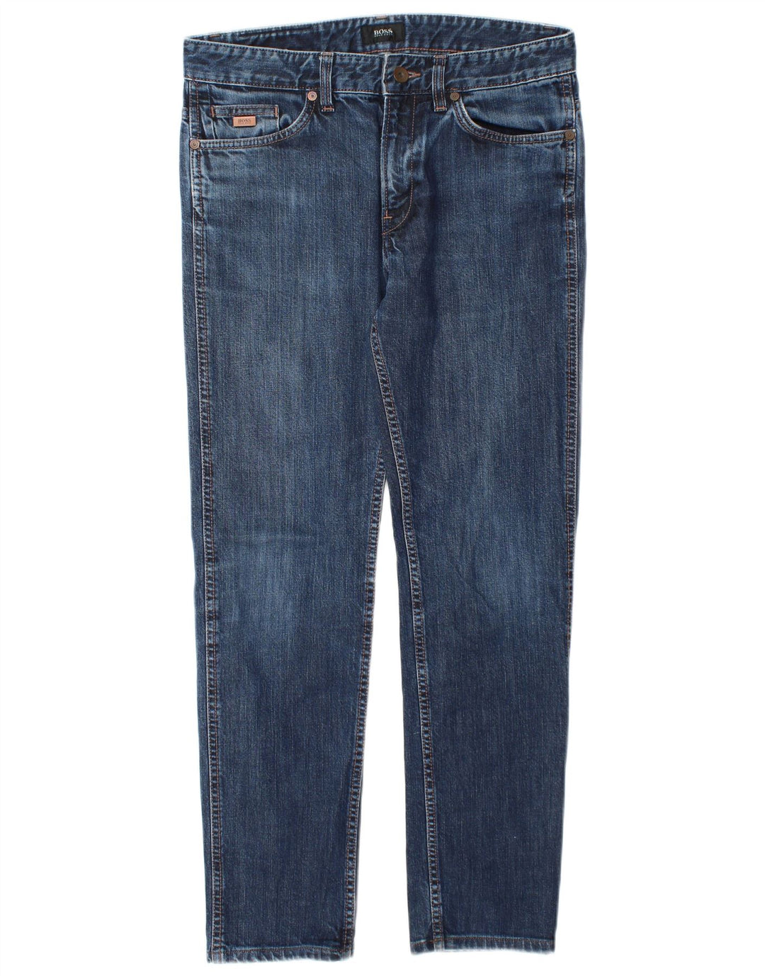 Hugo Boss Jean Slim W30 L28 Bleu Coton Homme
