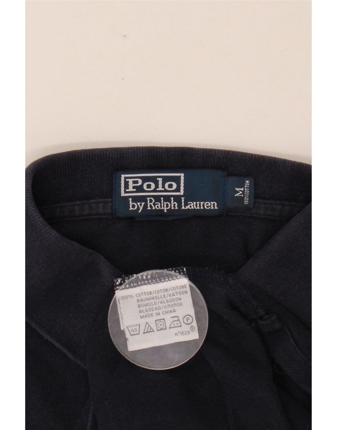 POLO RALPH LAUREN Polo Homme Bleu Marine Moyen Coton