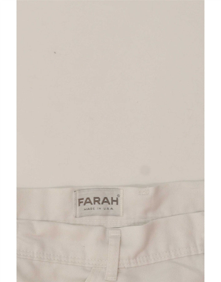 Farah Short décontracté pour homme W38 XL Blanc