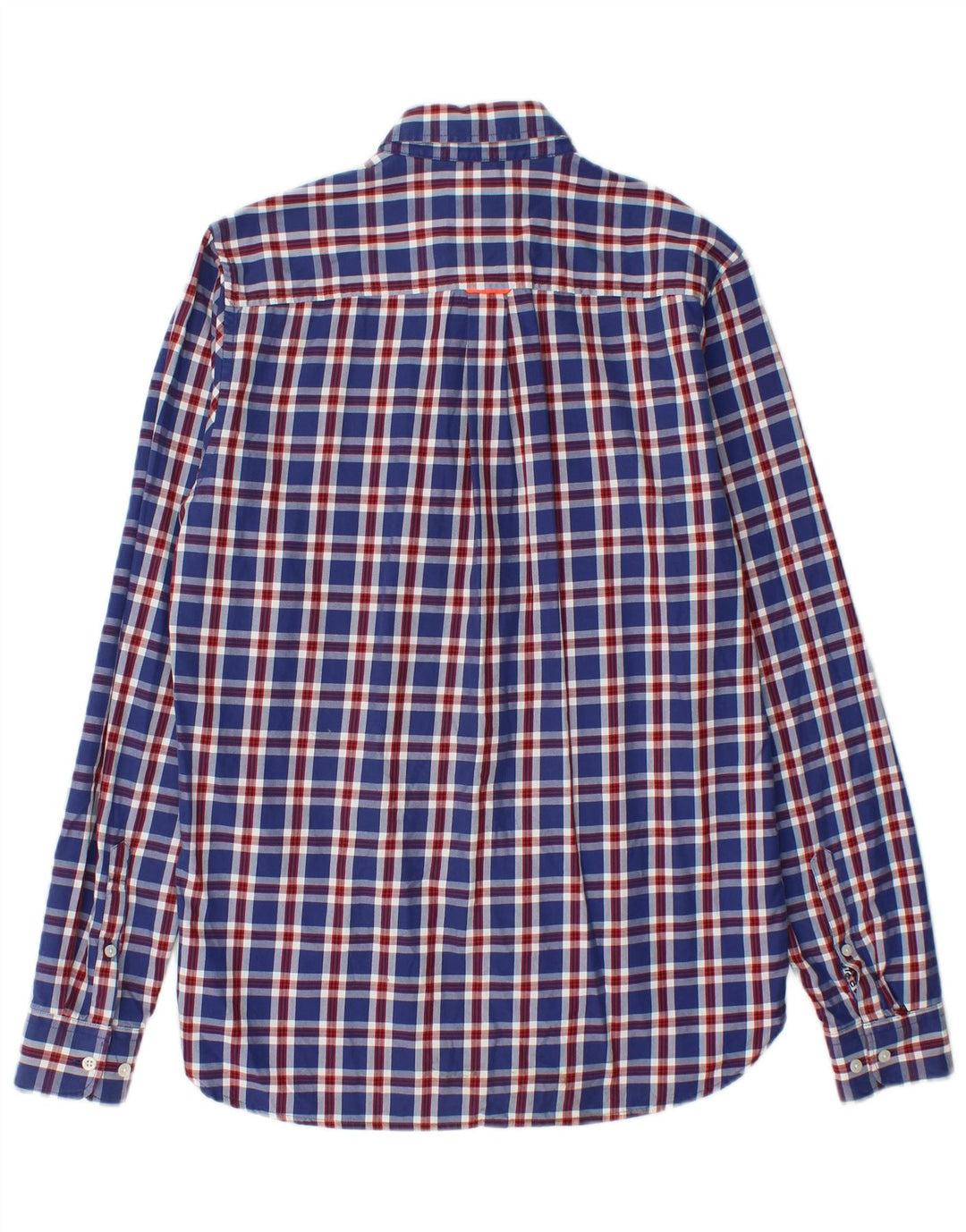 SUPERDRY Chemise Flanelle Homme XS Bleu Marine Carreaux Coton