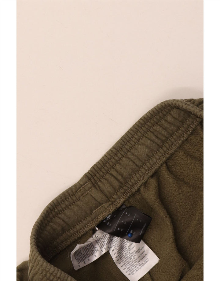 Adidas Pantalon de survêtement graphique en coton kaki moyen pour homme