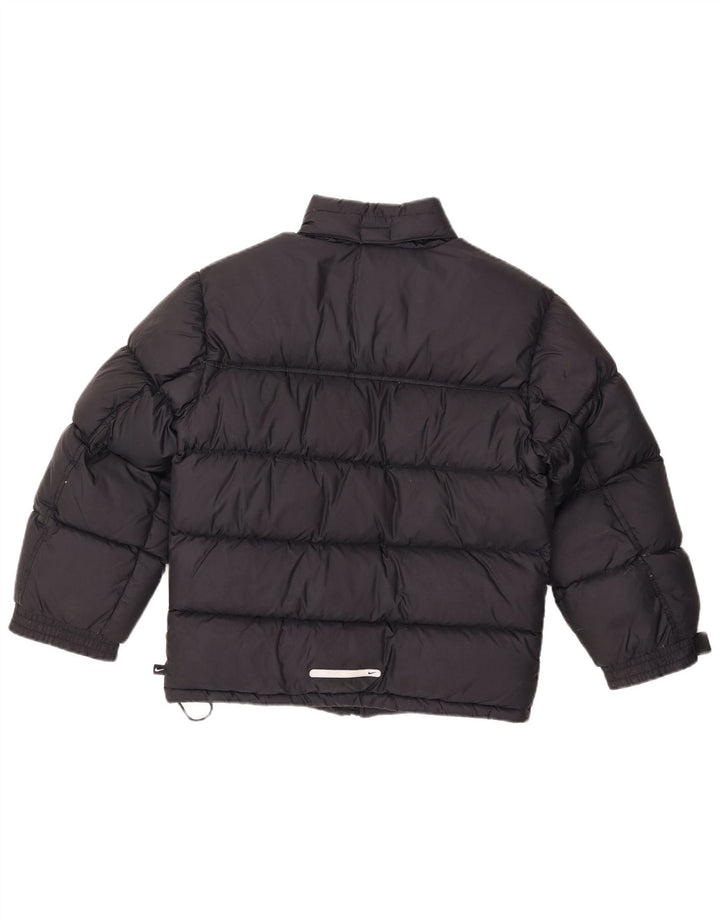 Nike Veste matelassée à capuche pour garçon 11-12 ans Bleu marine moyen Nylon