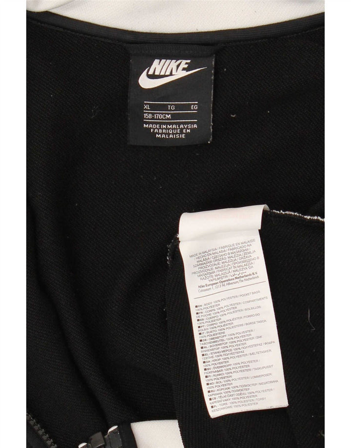 Veste de survêtement Nike pour garçon 13-14 ans XL Noir Colorblock Polyester