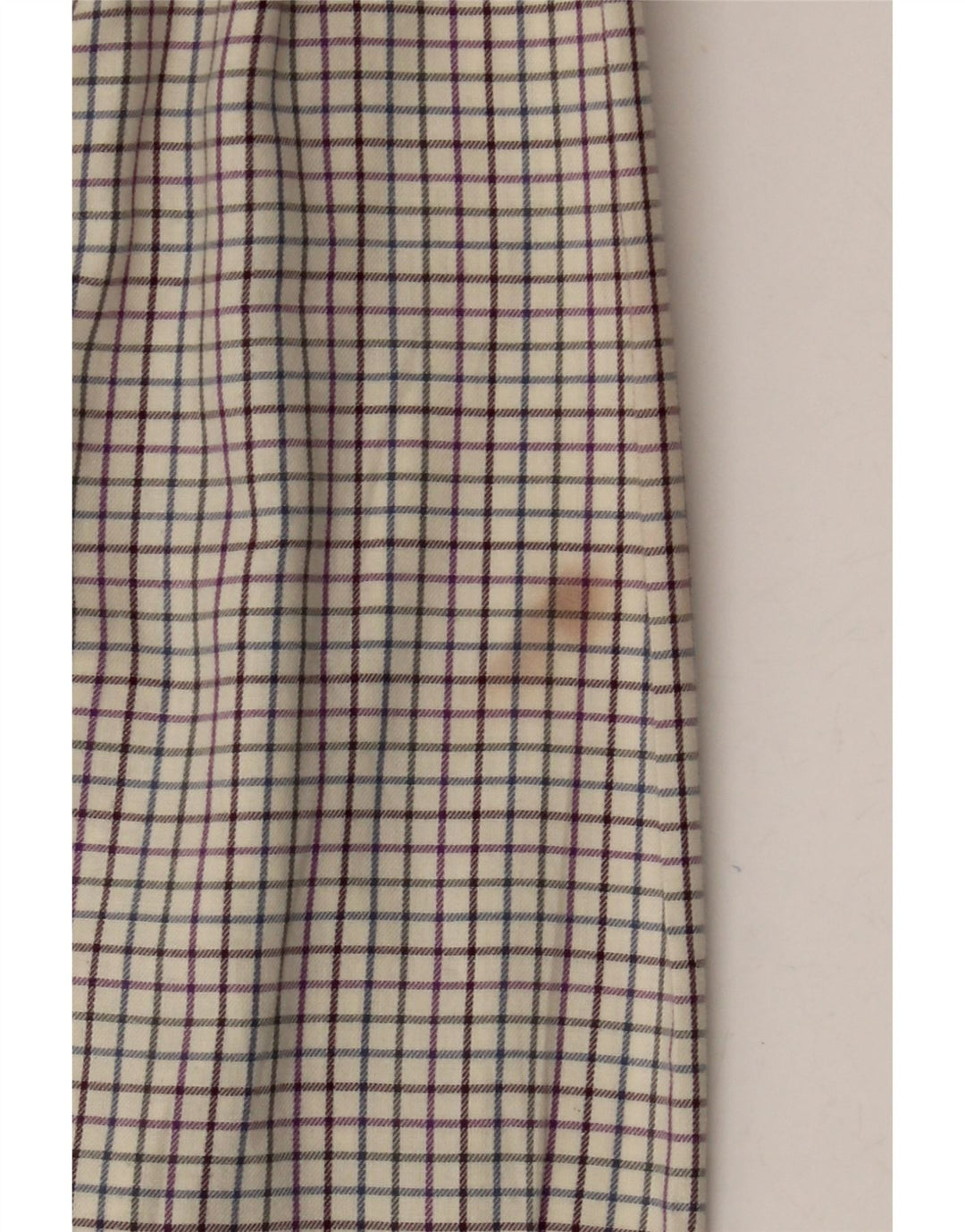 Barbour Chemise Homme XL Off White Check Coton