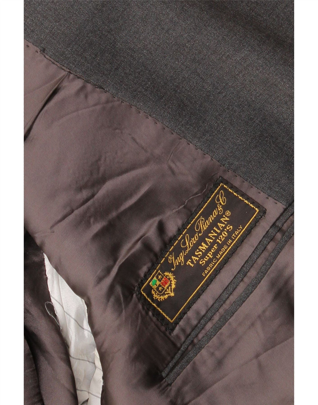 Tasmanian Veste Blazer 2 Boutons Homme IT 52 XL Laine Grise
