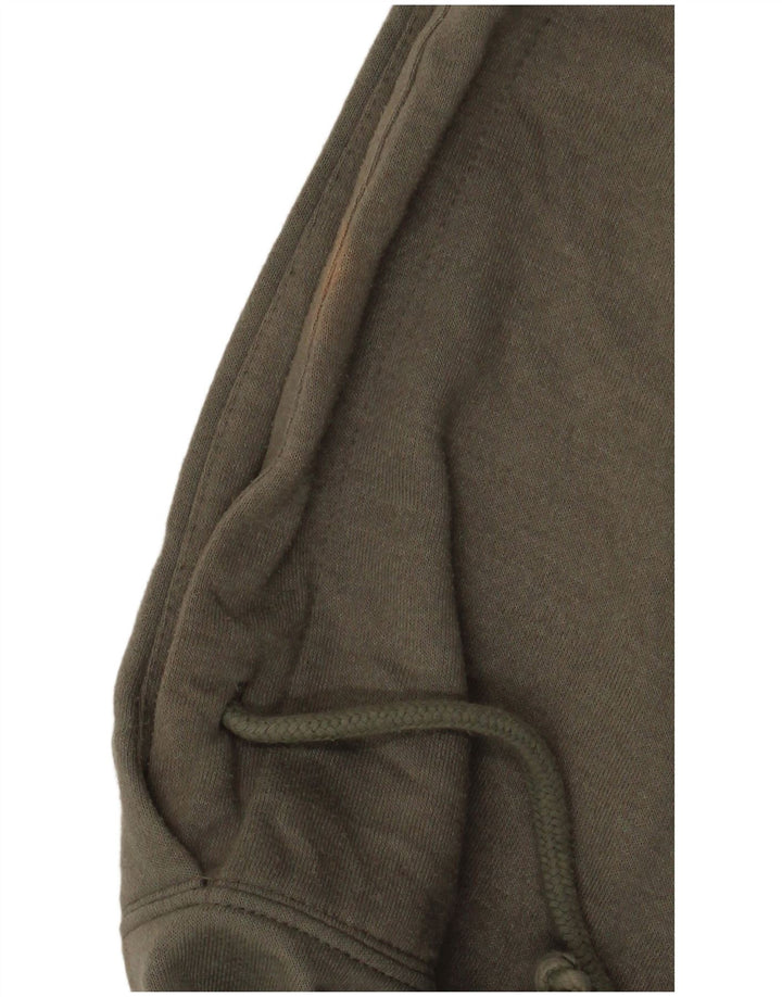 Topshop Pull à capuche surdimensionné pour femme UK 46 Large Kaki Polyester