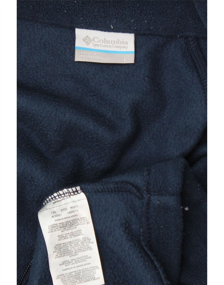 Columbia Veste Polaire Homme UK 40 Large Bleu Marine Polyester
