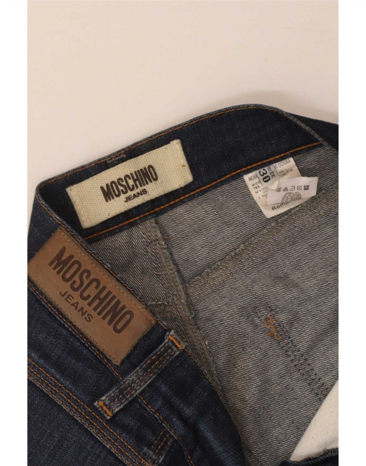 Moschino Jean droit femme W30 L30 bleu coton