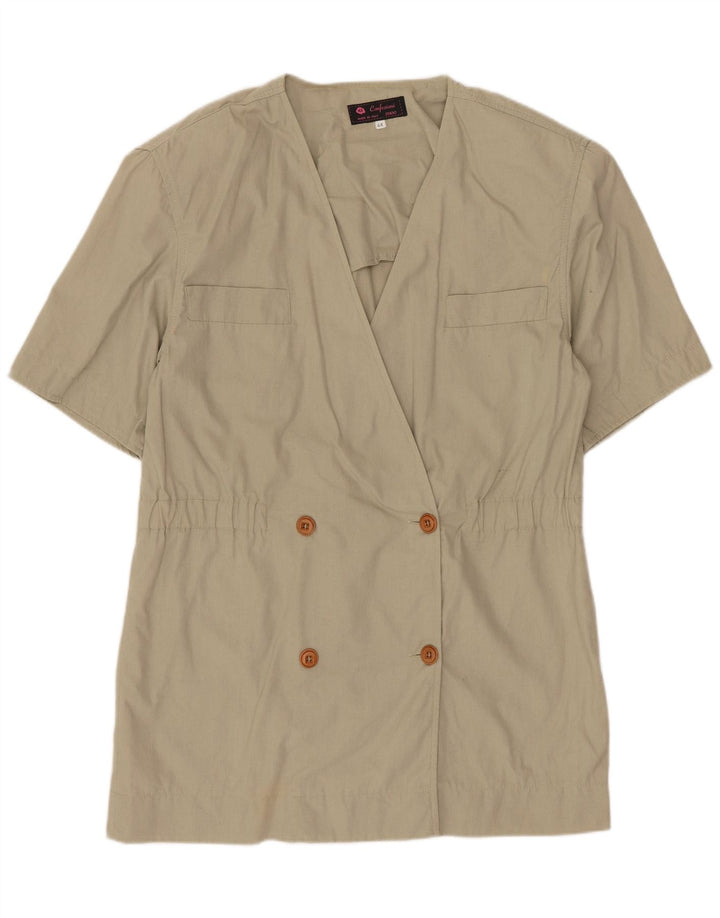 veste blazer à manches courtes femme vintage IT 44 Beige moyen