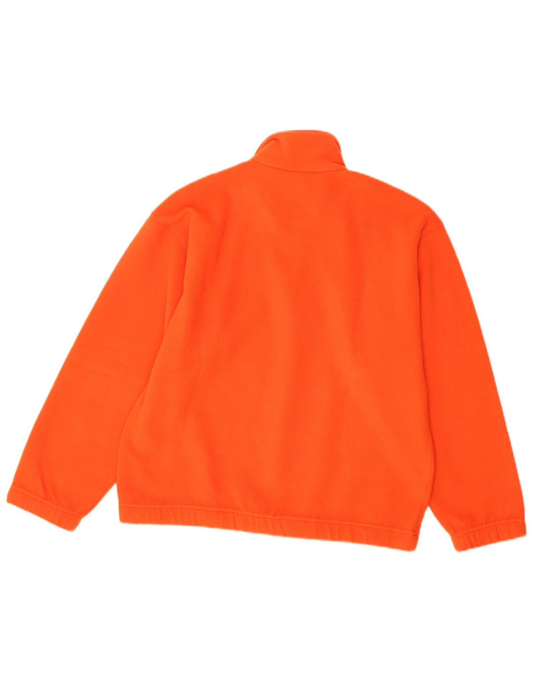 Sergio Tacchini Pull polaire à col zippé pour homme Petit Orange Polyester