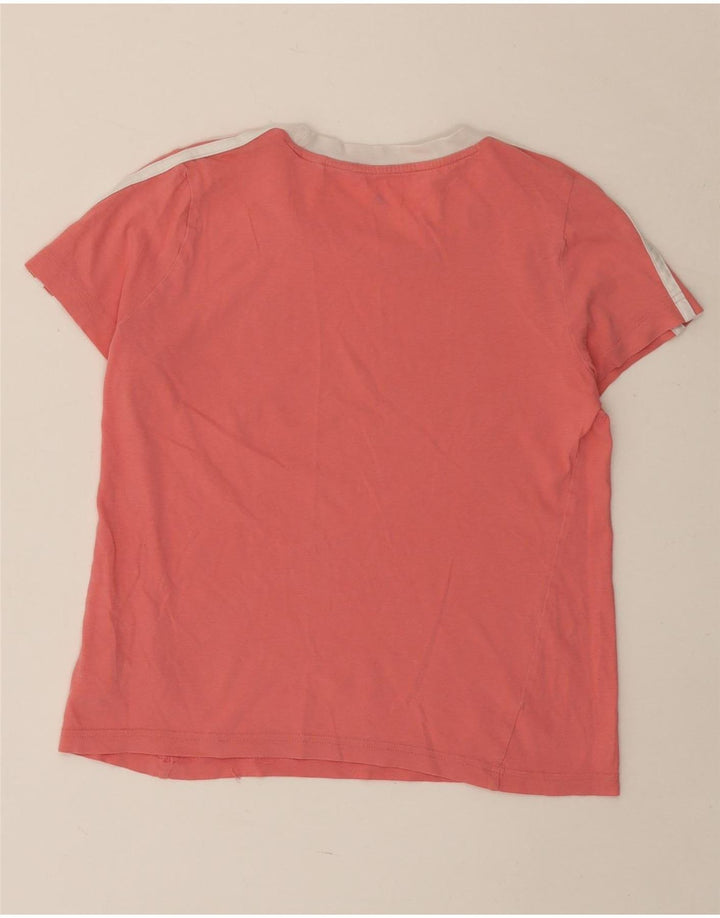 ADIDAS T-Shirt Fille 11-12 ans Rose Colourblock Coton