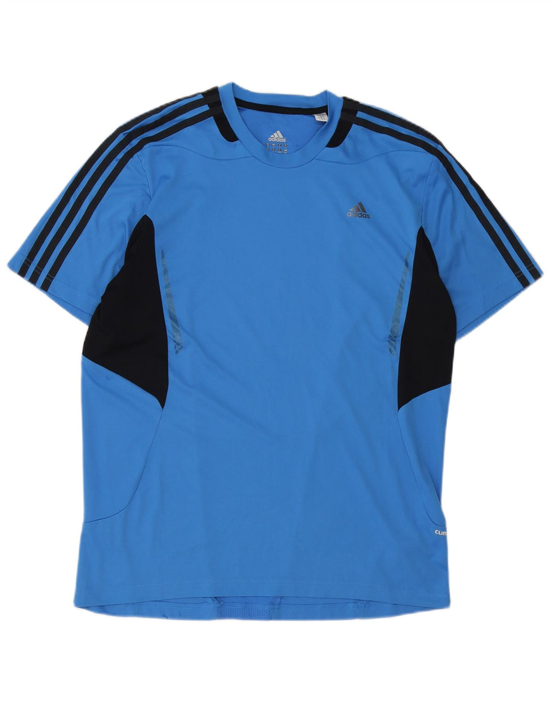 Adidas Hommes Climacool T-Shirt Haut Grand Bleu Colorblock Polyester