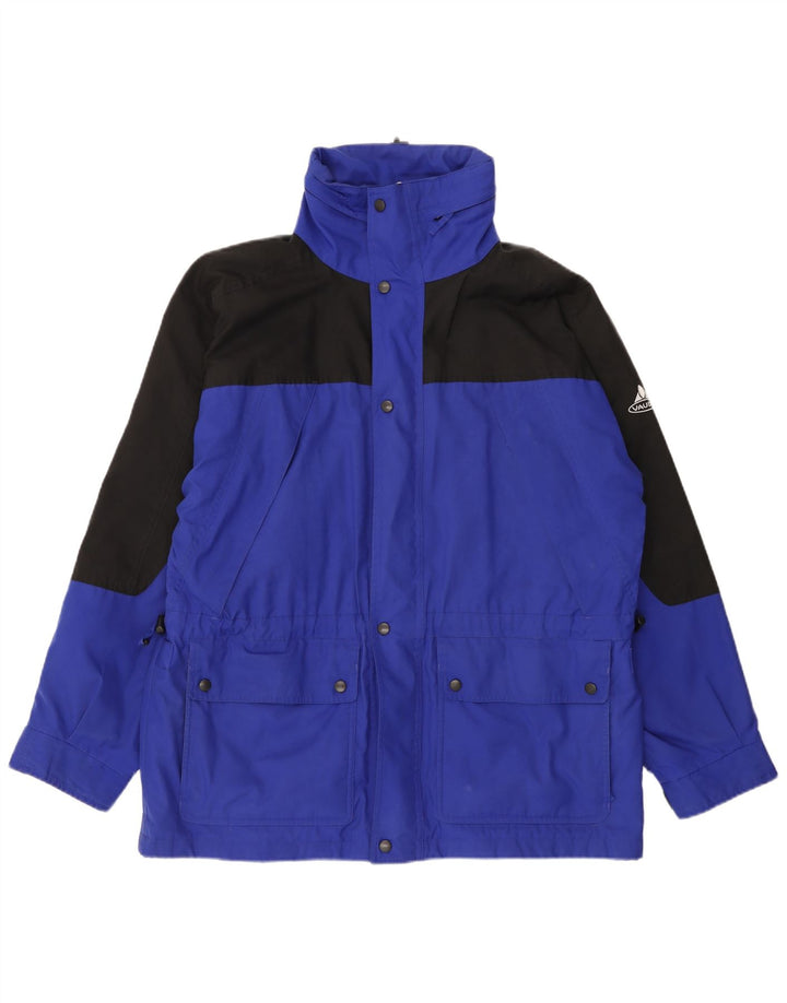 Vaude Veste coupe-vent pour homme UK 38 Bleu moyen Polyester colour block