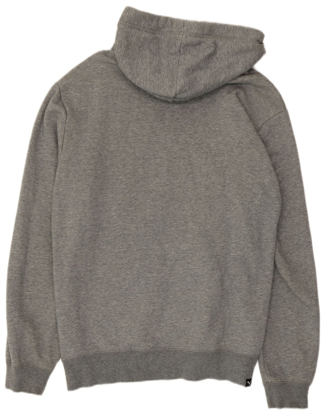 Puma Pull à Capuche Graphique Homme Gris Moyen Coton