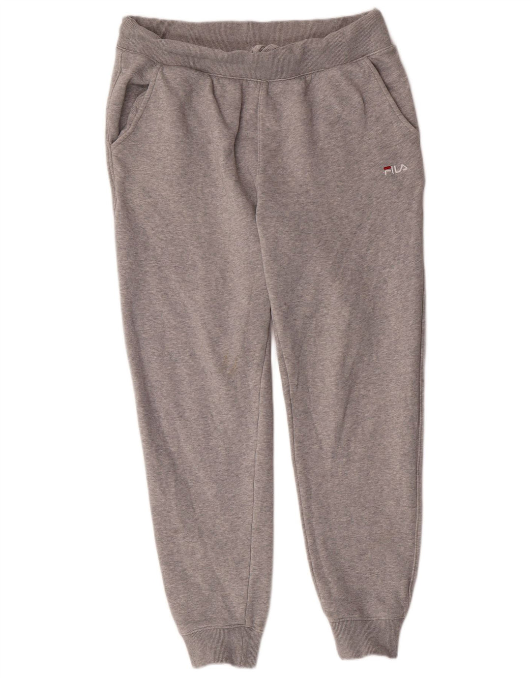 FILA Mens Tracksuit Trousers Joggers Large Grey Cotton