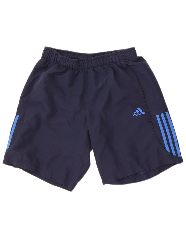 Adidas Short de sport Climalite Homme Bleu Marine Moyen Polyester