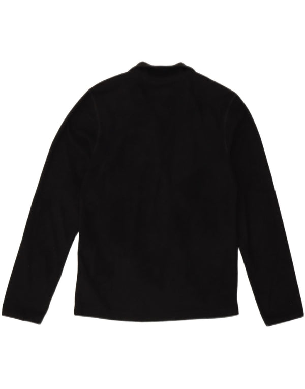 Champion Pull Polaire Col Zippé Fille 13-14 Ans XL Noir Polyester