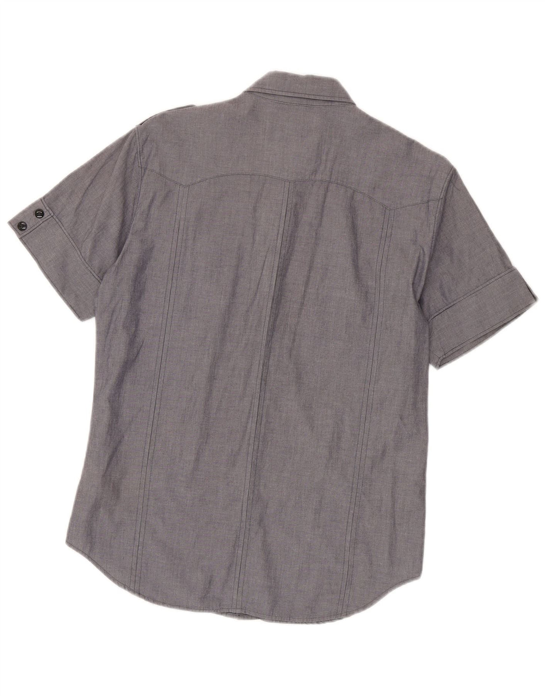 G-Star Chemise militaire à manches courtes homme gris moyen coton