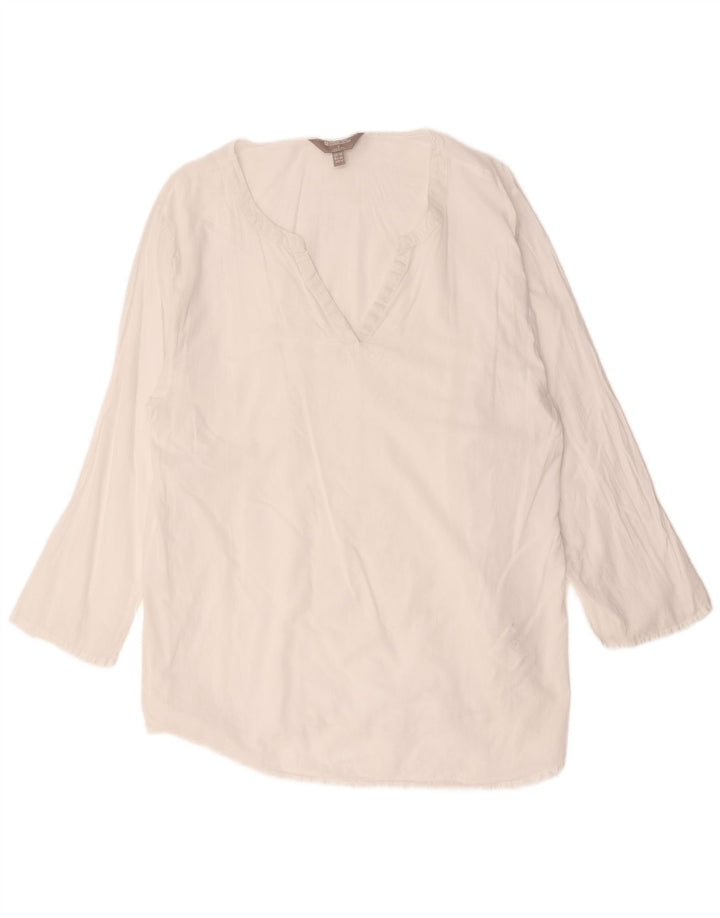 Mountain Warehouse Chemise pull pour femme UK 18 XL en coton blanc