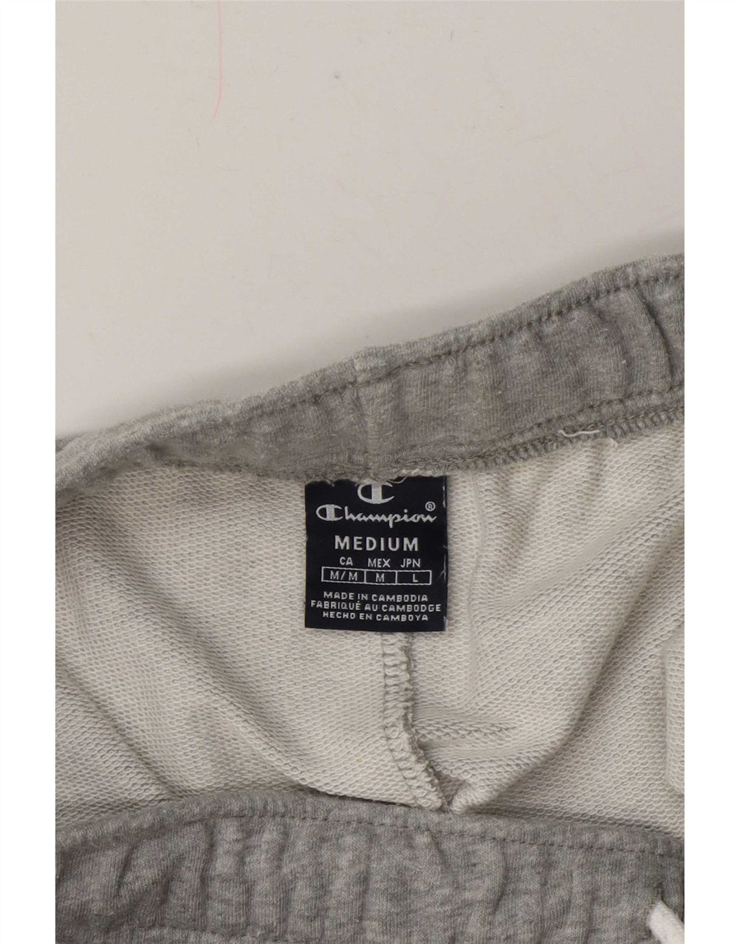 Champion Short de Sport Homme Gris Moyen Moucheté