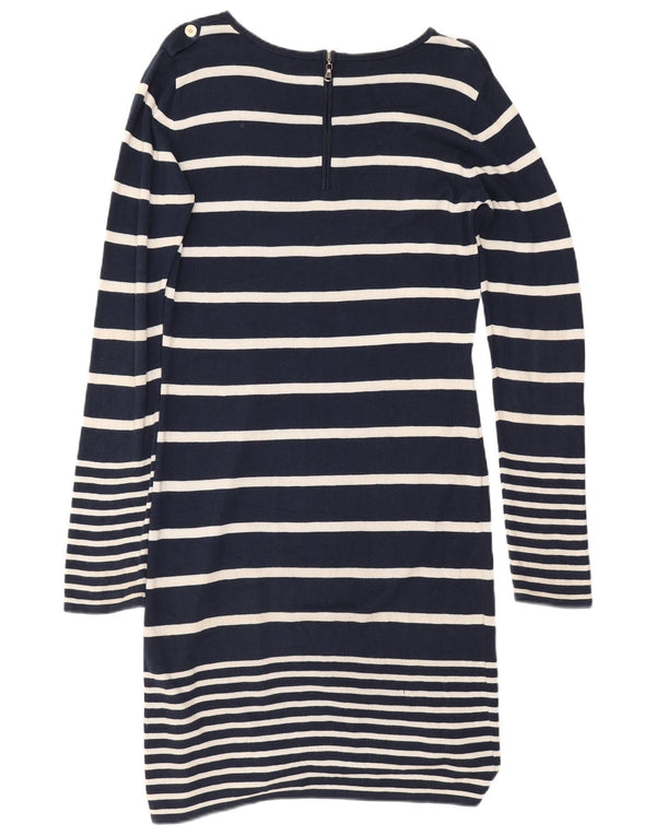 Crew Clothing Robe pull pour femme UK 12 Bleu marine moyen rayé