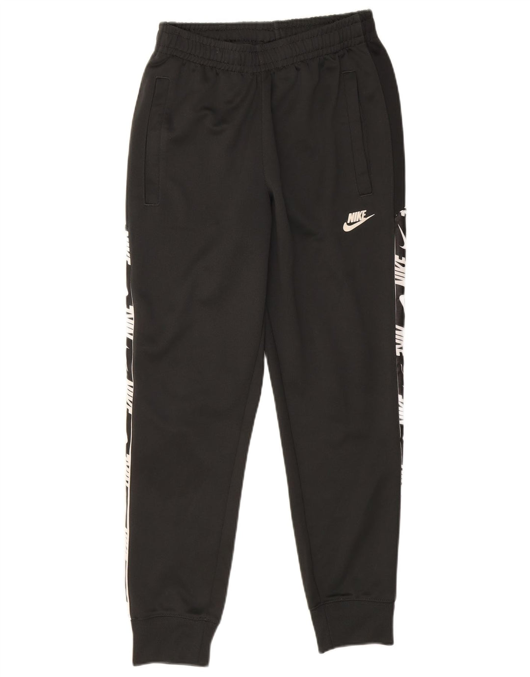 Nike Pantalon de survêtement graphique pour homme XS Noir Polyester