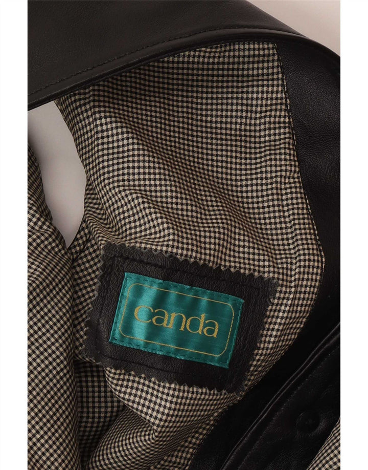 Canada Gilet en cuir pour homme XL Cuir noir