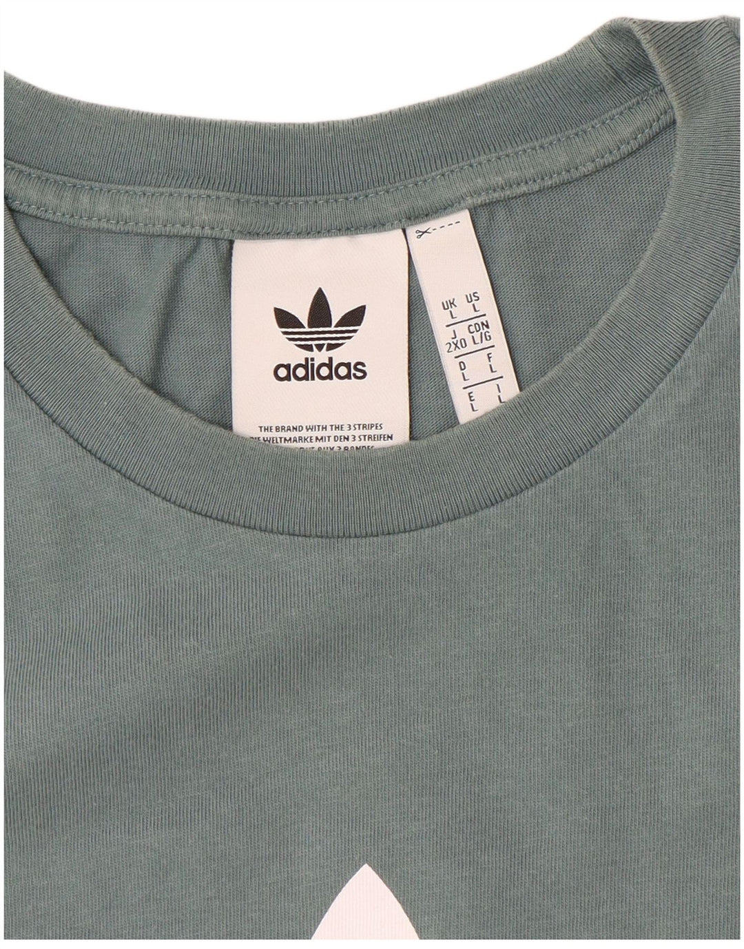 ADIDAS T-shirt graphique pour hommes, grand, bleu