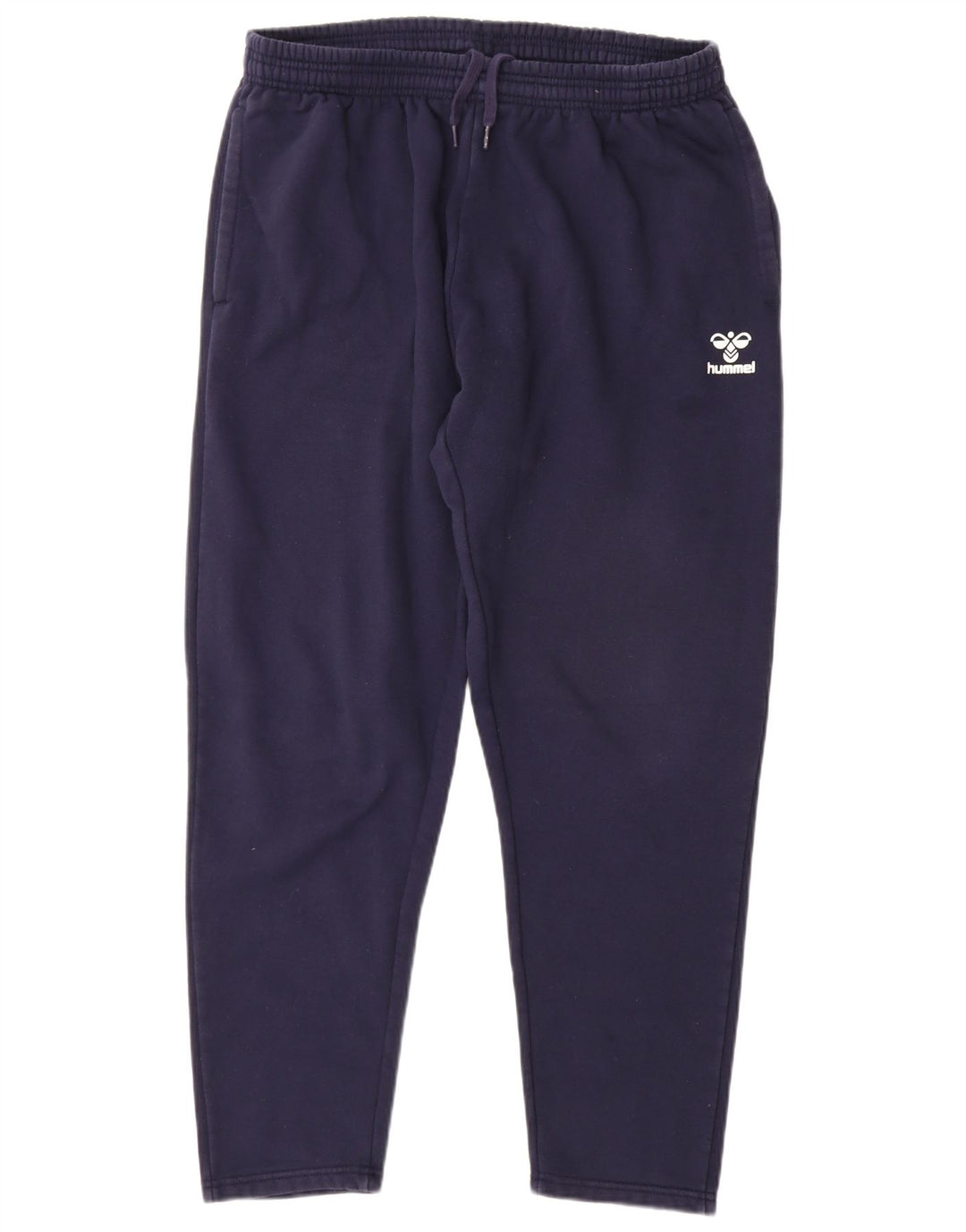 HUMMEL Pantalon de Survêtement Homme Large Bleu Marine Coton