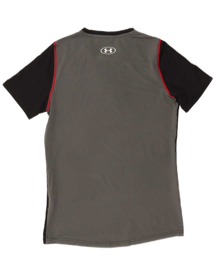 Under Armour T-Shirt Homme Haut Petit Noir Colorblock Polyester