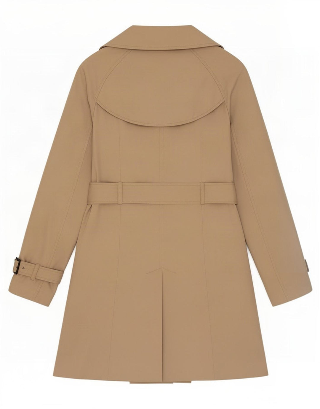 Zara Femme Trench Coat UK 6 XS Beige Polyester