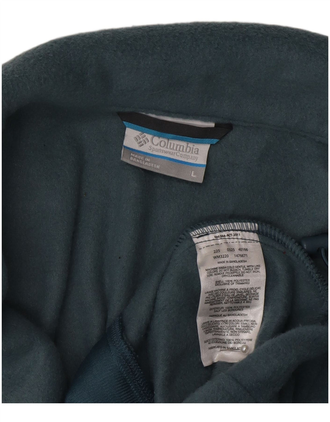 Columbia Veste Polaire Homme UK 40 Large Vert Polyester