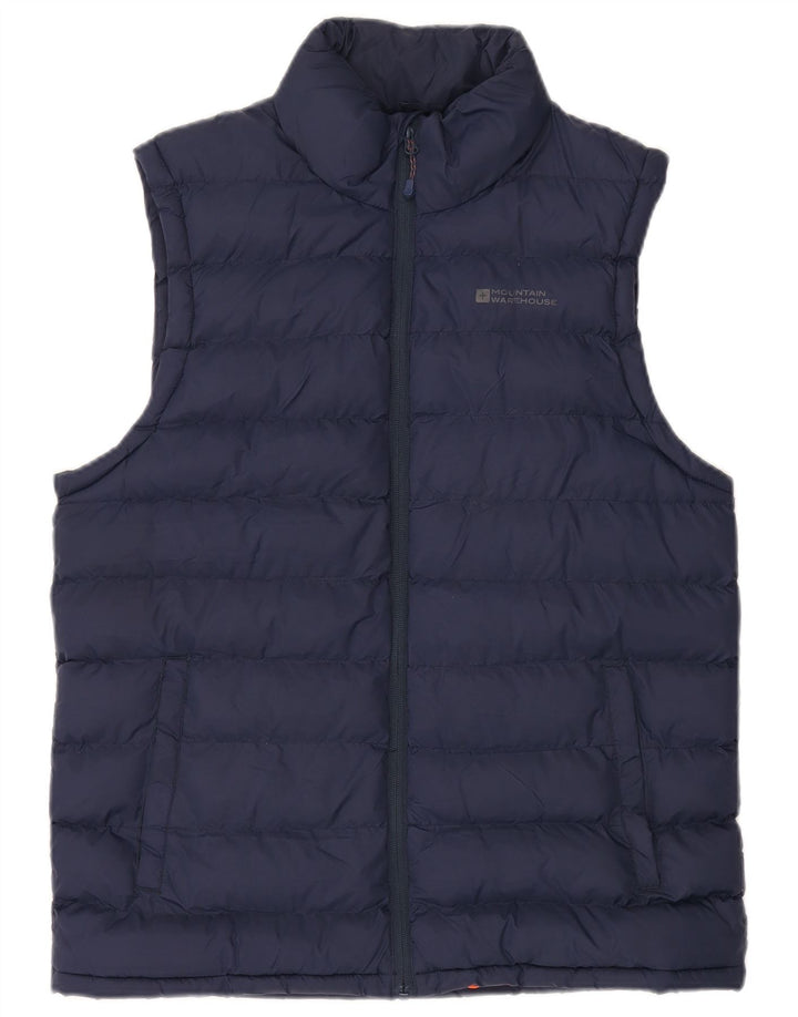Mountain Warehouse Gilet rembourré pour homme UK 38 Medium Bleu Marine Polyamide