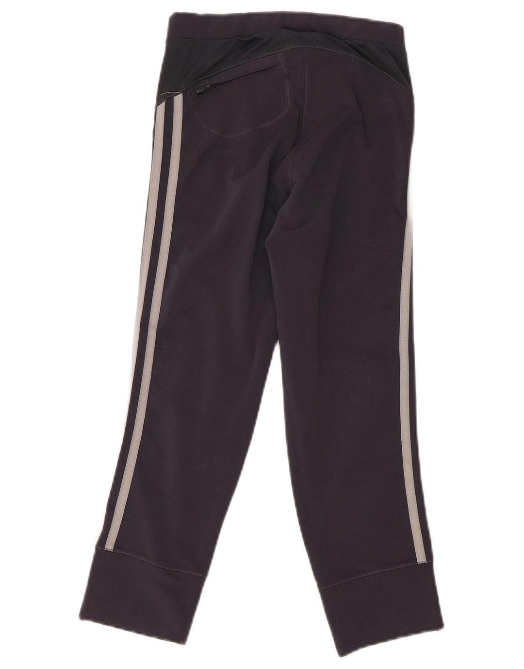 Adidas Femmes Capri Leggings UK 8 Petit Noir Polyester