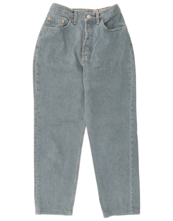 Jean fuselé vintage femme W25 L26 Bleu