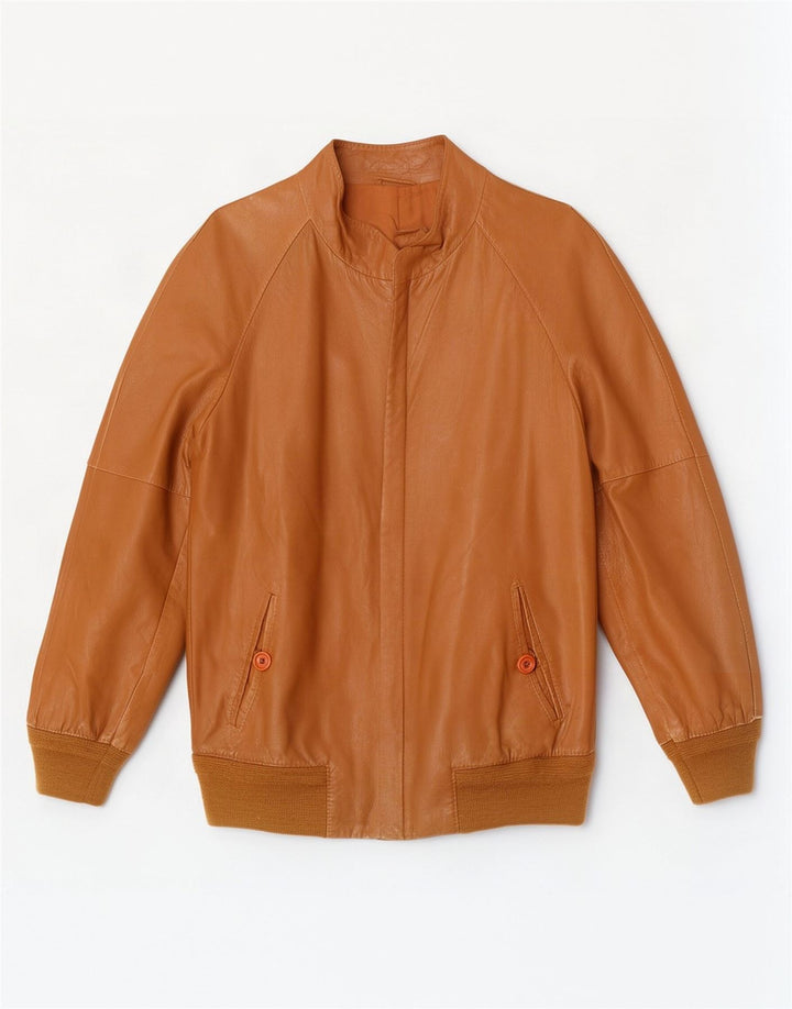 veste en cuir homme vintage UK 38 Brun moyen