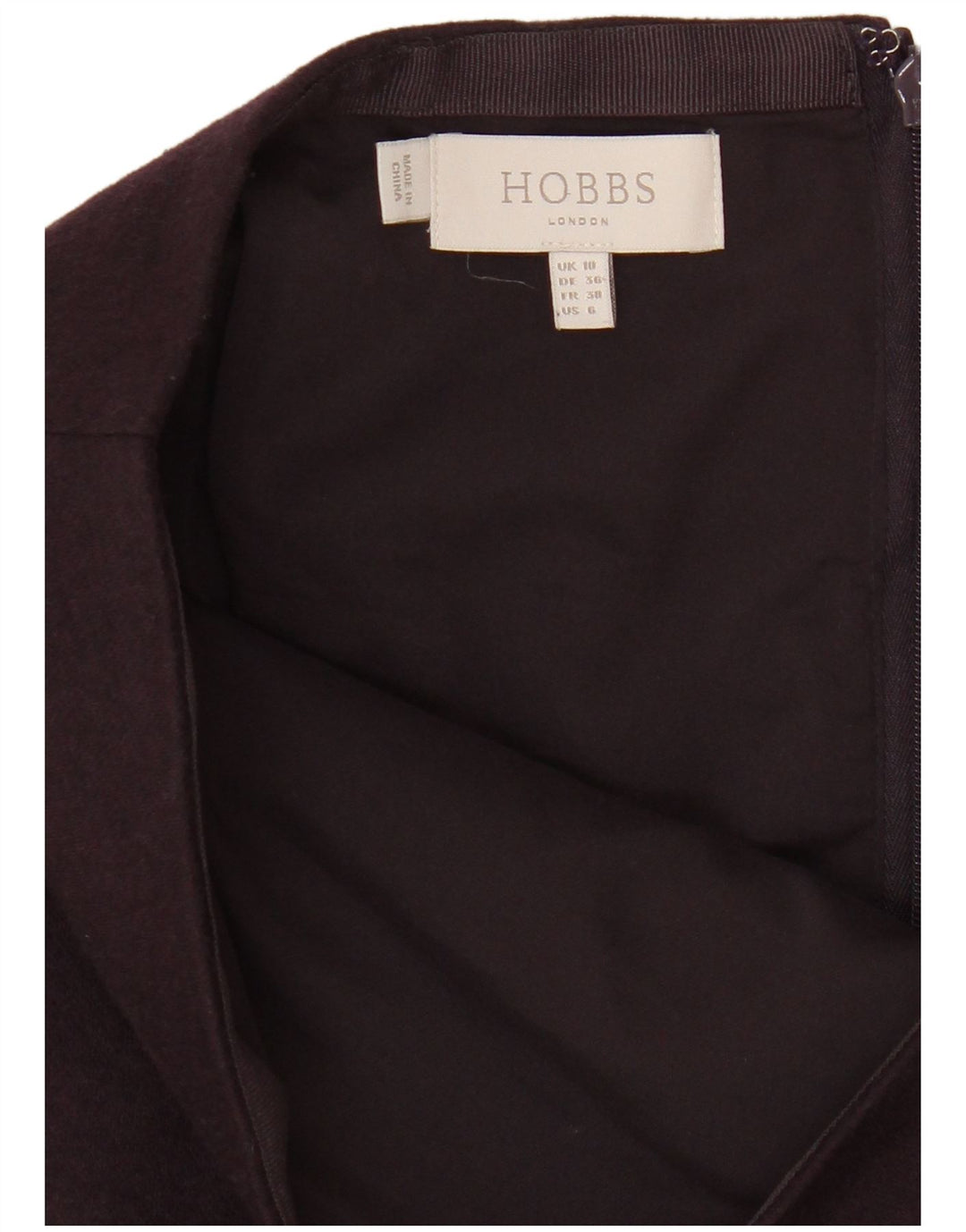 Hobbs Jupe crayon femme UK 10 Small W28 Violet Polyester