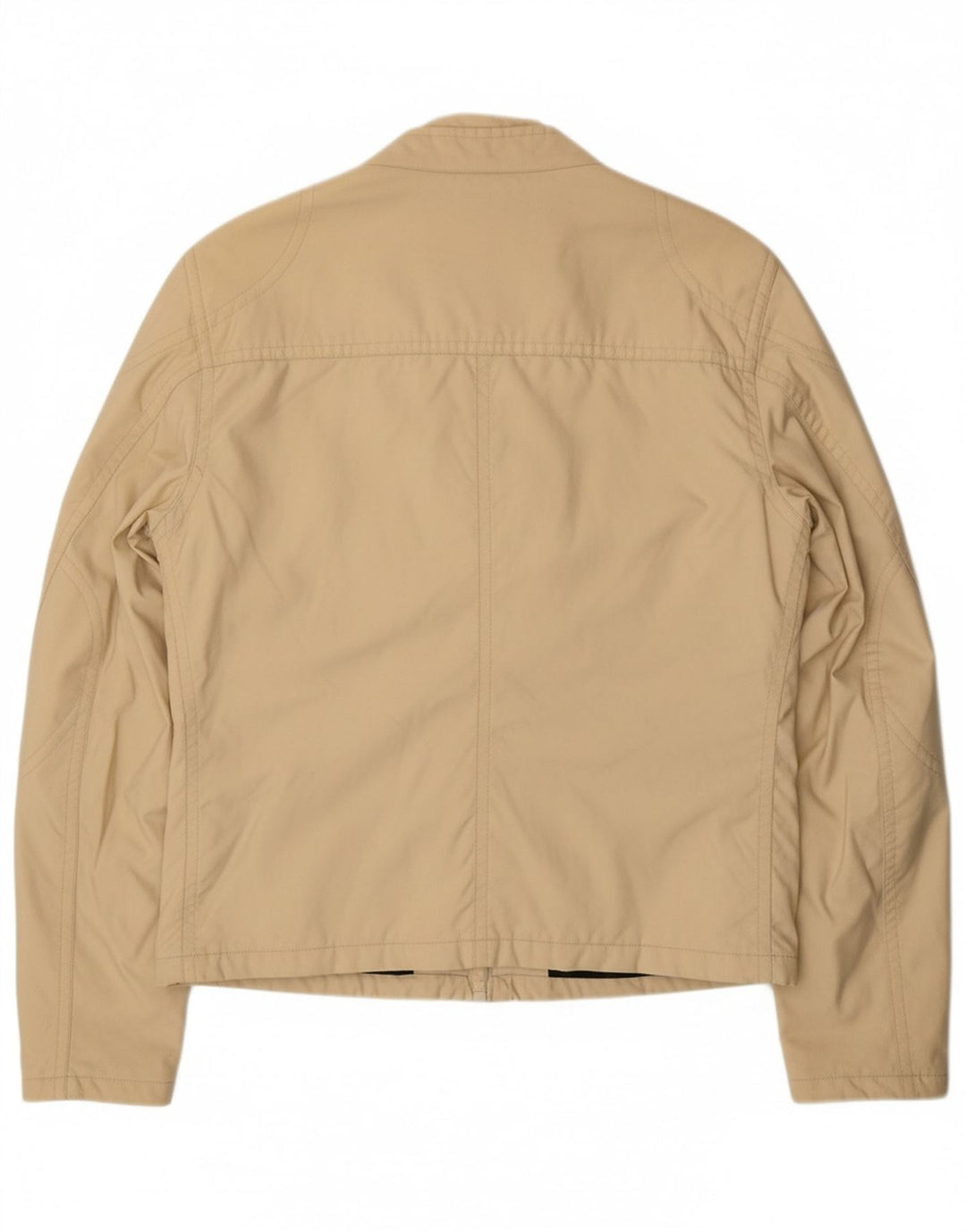 KAPPA Mens Bomber Jacket UK 40 Large Beige Polyamide
