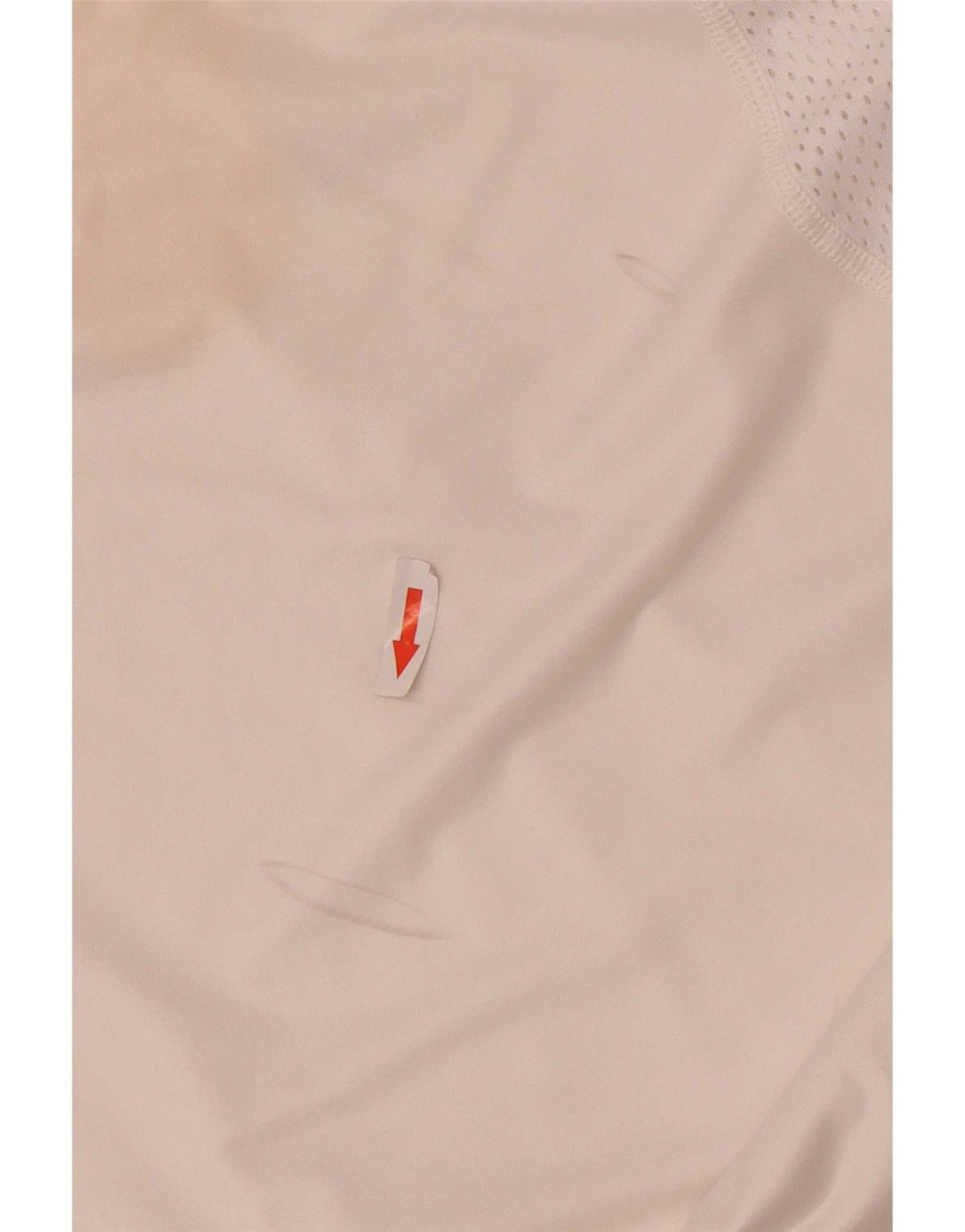 Nike Hommes Dri Fit T-Shirt Haut Petit Blanc Colorblock Polyester