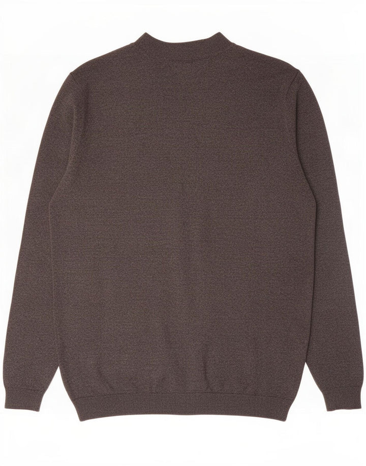 Zara Homme Pull Col Roulé Petit Gris Viscose
