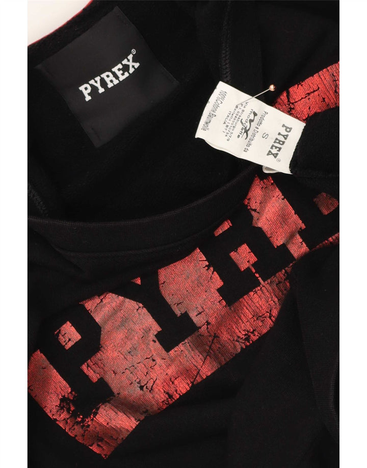 Pyrex Sweat-shirt graphique pour homme Petit coton noir