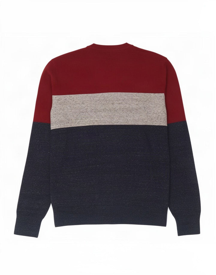 Gap Pull à col rond pour homme Petit coton multicolore colour block