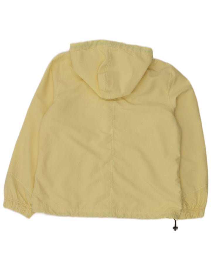 Reebok Veste de pluie à capuche pour femme UK 44 Large Jaune Polyester