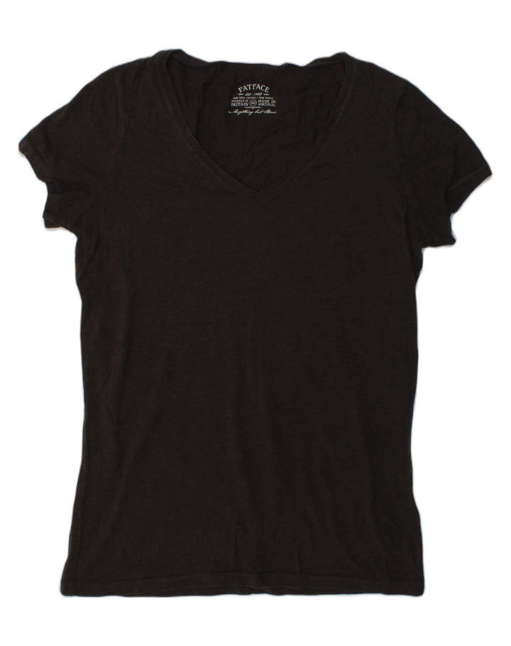 FAT FACE Girls T-Shirt Top 9-10 Years Black Cotton | Vintage Fat Face | Thrift | Second-Hand Fat Face | Used Clothing | Messina Hembry 